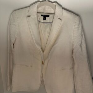 Ann Taylor White Blazer